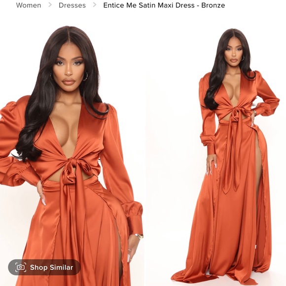 Fashion nova maxi dress (brand new still in package) - Picture 3 of 3